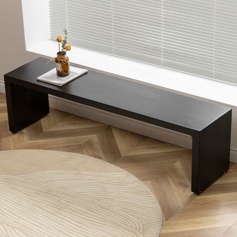 Rectangle Solid Wood Seating Bench Modern Seating Bench for Restaurant Bedroom