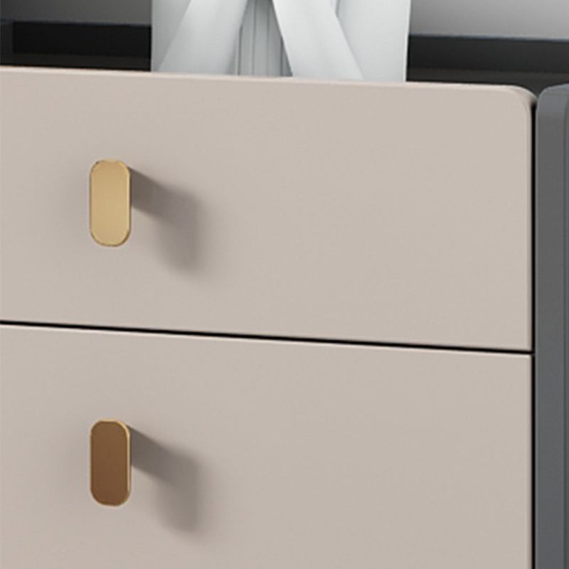 15.74" Wide Modern Accent Chest with Soft Close Drawers Wood Chest