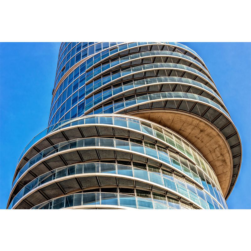 Photography Architecture Mural Wallpaper Stain Resistant for Sleeping Room