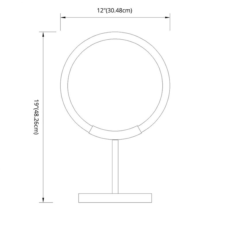 Acryl Halo -ringtafellamp Minimalistisch messing vergulde LED Night Stand Light voor slaapkamer