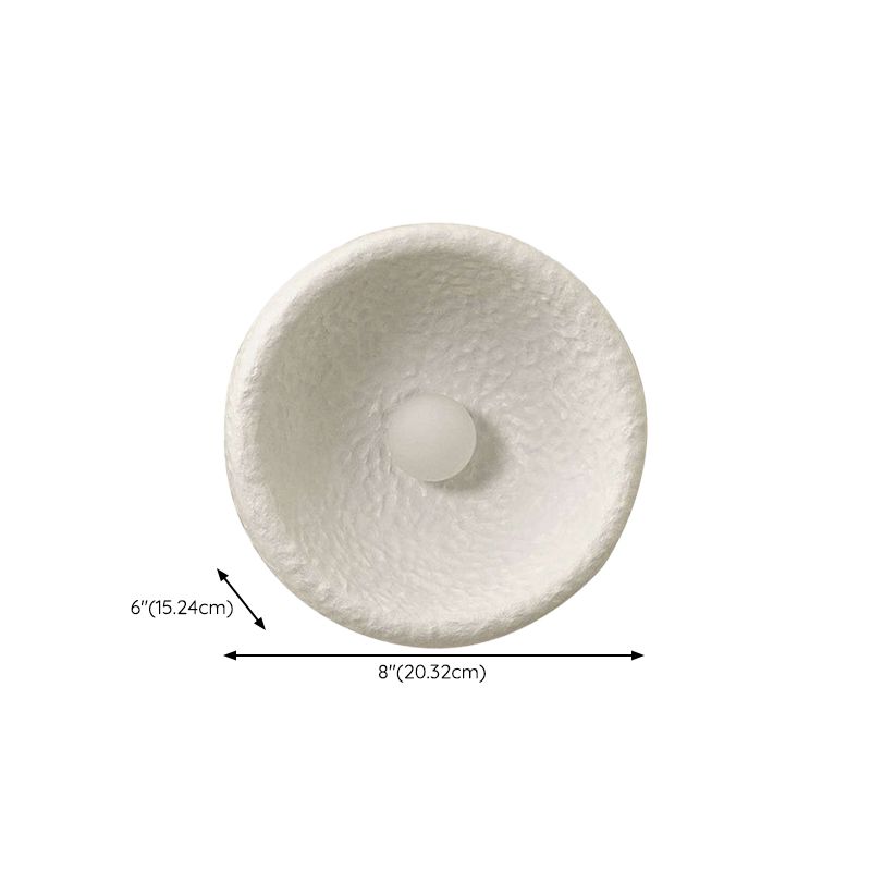 Modern Circular Wall Light Sconces Resin 1 Light Wall Lighting Fixtures