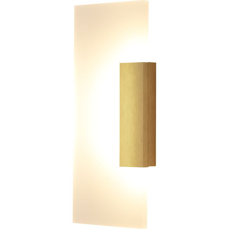 Rechteckige Acrylwand Scone Light Minimalismus Gold LED -Wandbeleuchtung für den Flur