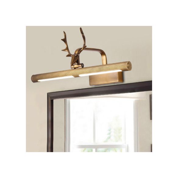Modern Minimalist Style Linear Wall Mounted Vanity Lights Metal Vanity Lighting for Lavatory