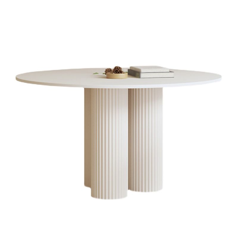 Round Stone Dining Table Contemporary Style Dining Room Collection for Dining Room
