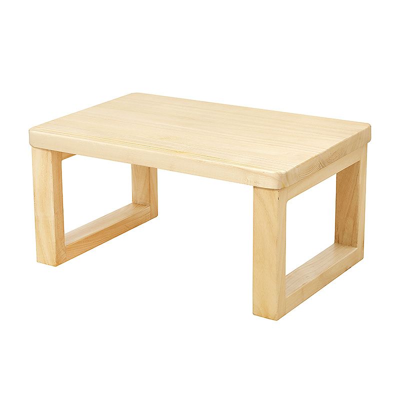 Modern Style Wooden Base Top Rectangular Coffee Table for Apartment