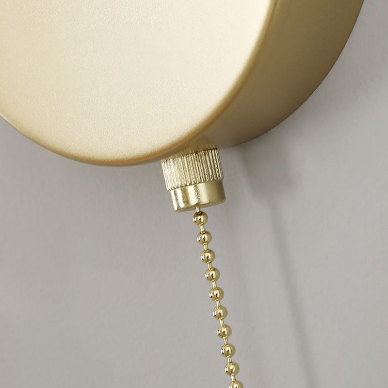 American Style Copper Wall Light Dome Shape Wall Lamp for Living Room