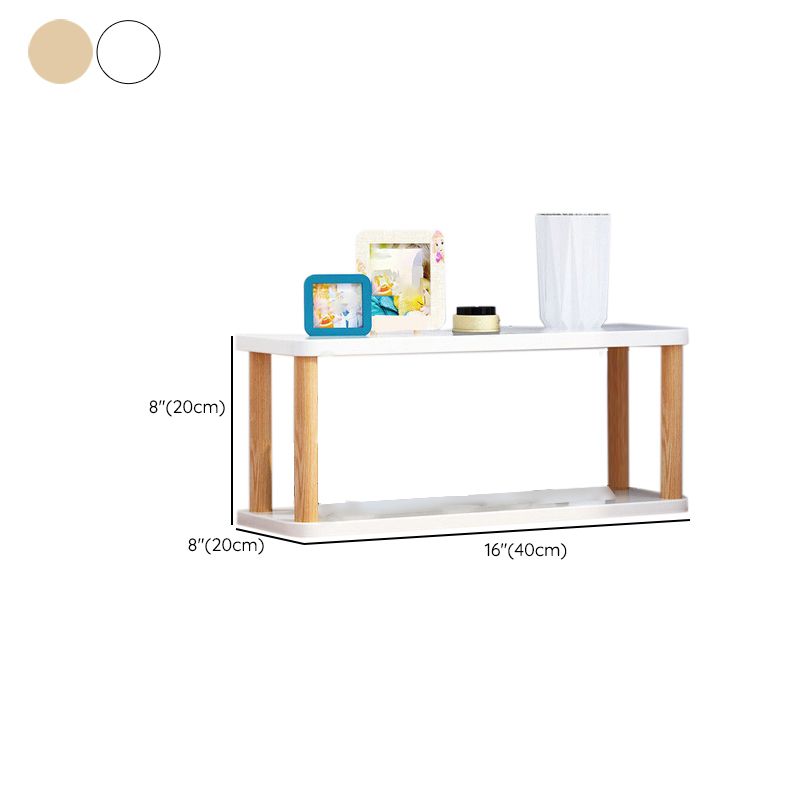Standard Contemporary Shelf Bookcase Engineered Wood Open Bookcase