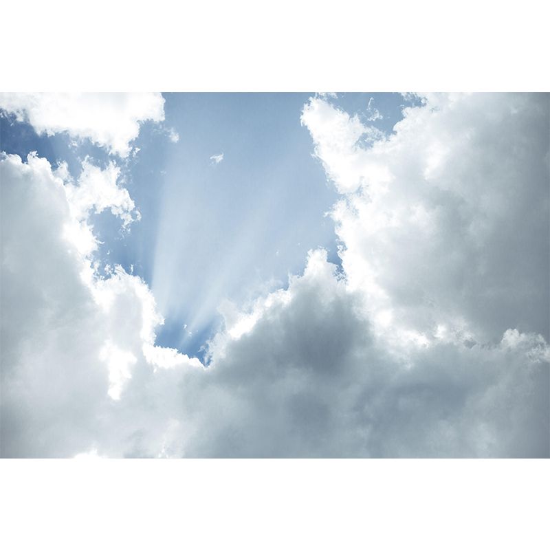 Customized Huge Cloud Mural Wallpaper Photography Style for Guest Room Decor