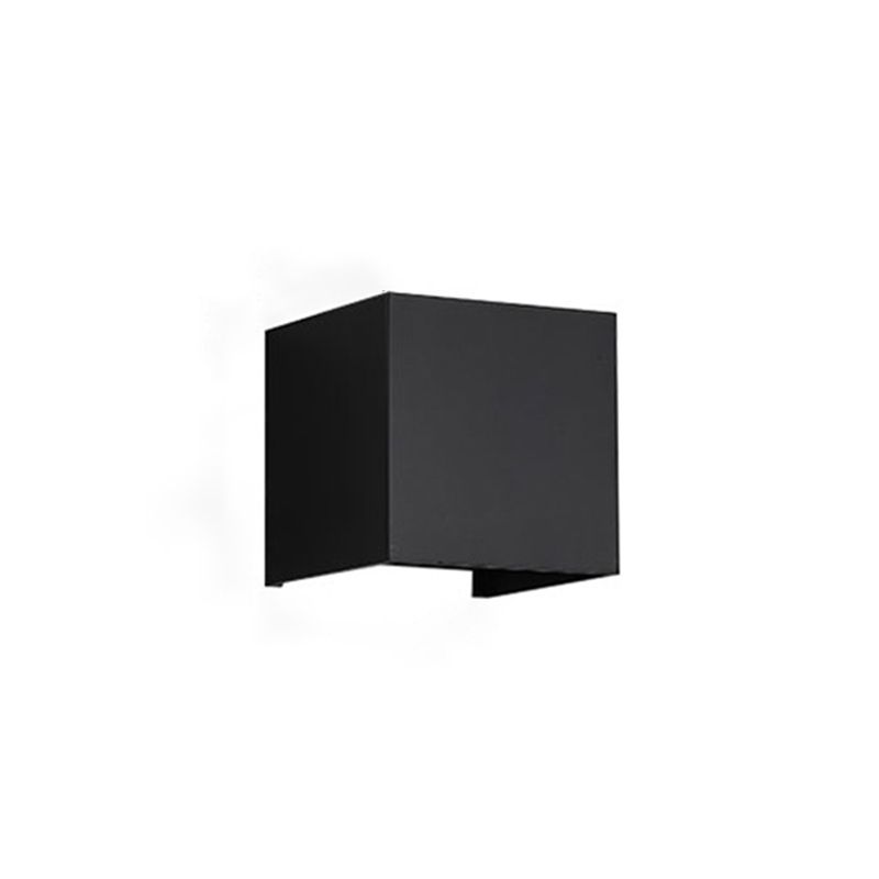 Metal Square Sconce Light Fixture Minimalist Style LED Wall Mounted Light Fixture