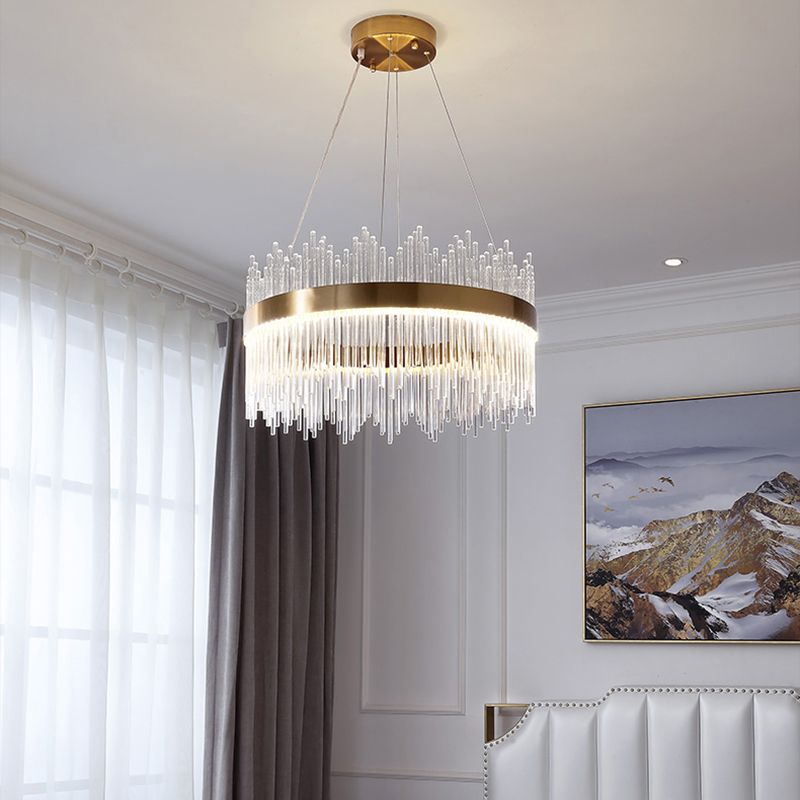 Luz de lujo moderno moderno simple led encogedor led lámpara luz para sala de estar dormitorio de comedor