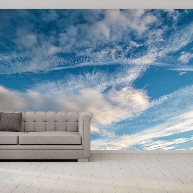 Contemporary Sky Scenery Mural Eco-friendly Home Decor for Dining Room