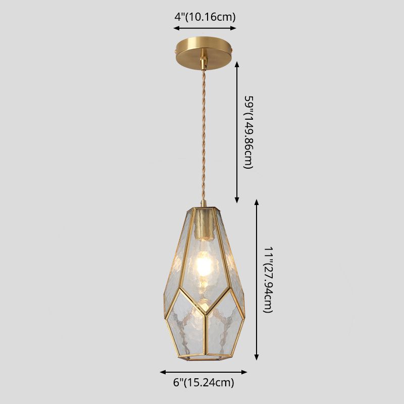 Hängende Beleuchtungsbehandlung Tiffany -Stil schattierter Glashängung Anhänger mit Messing -Baldachin