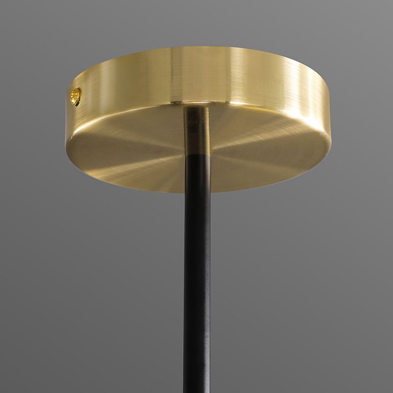 Luces de isla de forma lineal iluminación de isla de metal de estilo moderno