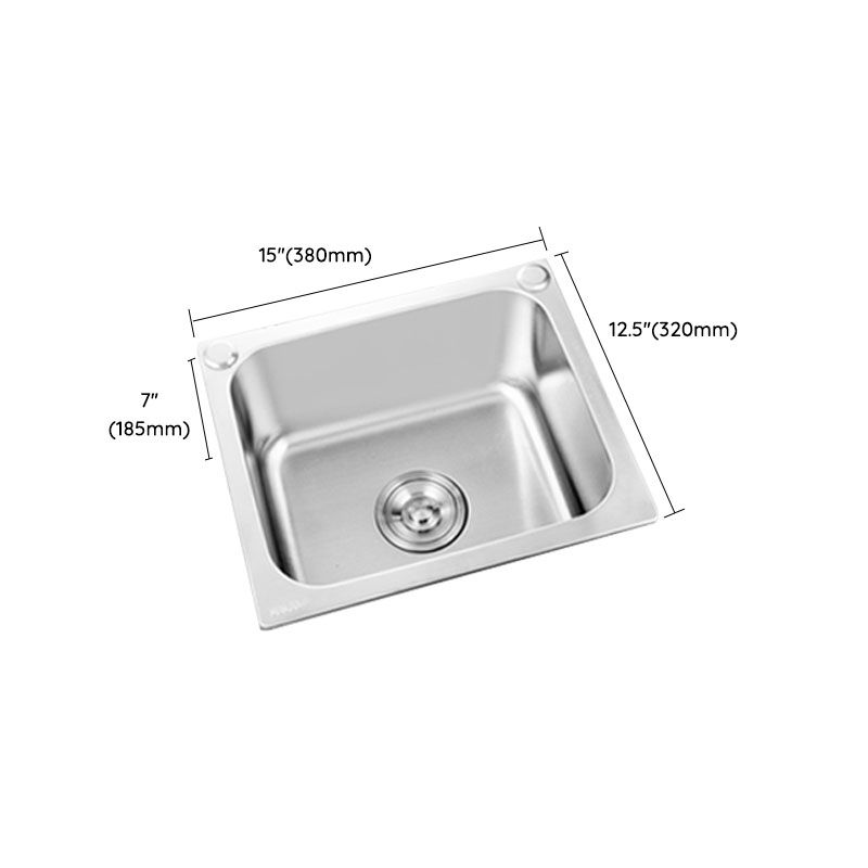 Modern Style Kitchen Sink Stainless Steel Kitchen Sink with Faucet