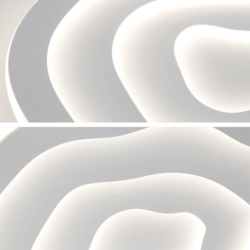 Geometric LED Flush Mount Modern Creative Style  Metal Flush Ceiling Light for Living Room
