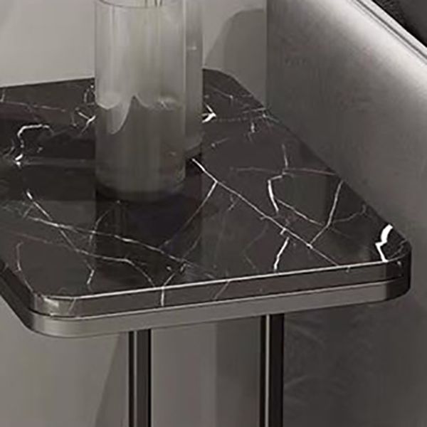 23.83" Tall Contemporary Style Side End Table Metal C Side Table