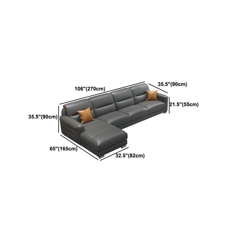 Genuine Leather Sectional/Sofa Modern Sectional for Living Room