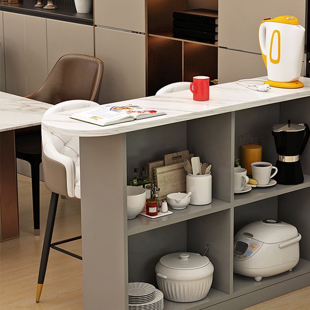 Contemporary Style Wood Specialty Patio Bar Table for Living Room