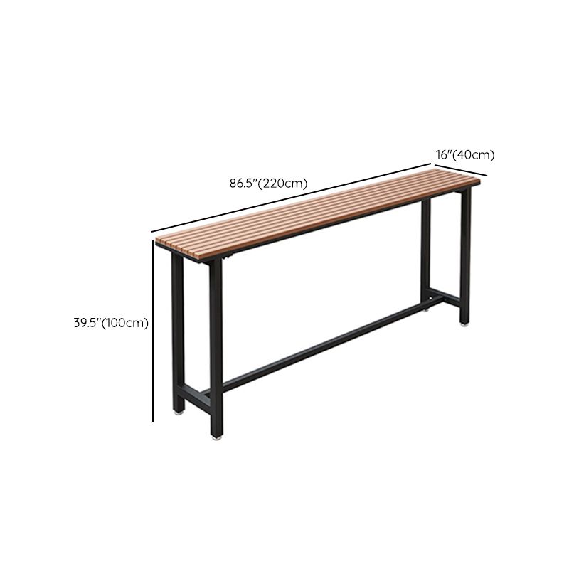 Industrial Bar Height Pub Table Rectangle Pub Height Dining Table
