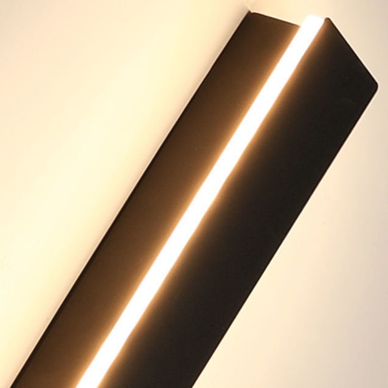 1 Light Linear Wall Lamp Simplicity Metal Wall Mounted Light Fixture
