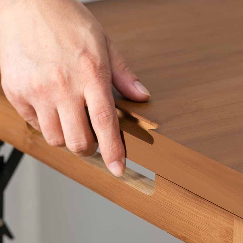 Taburete de bar minimalista para interiores, taburete plegable con respaldo de madera sin brazos