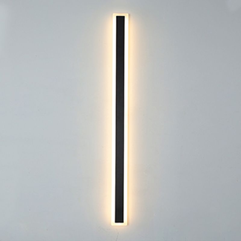 Modern Style Linear Sconce Light Fixtures Metal 1 Light Wall Mounted Lighting