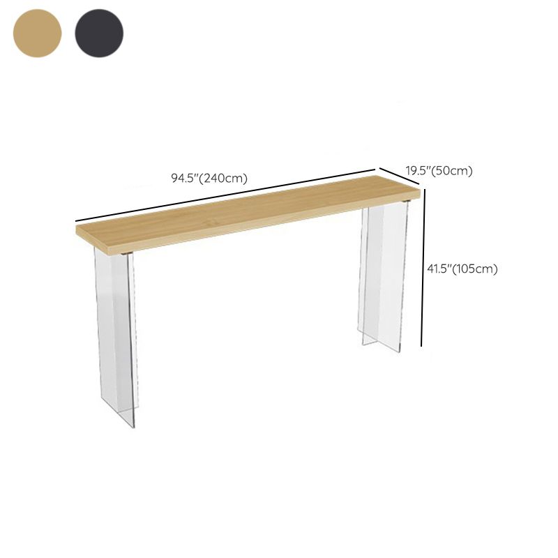 Glam Solid Wood Bar Table Tulip Dining Table for Kitchen Living Room