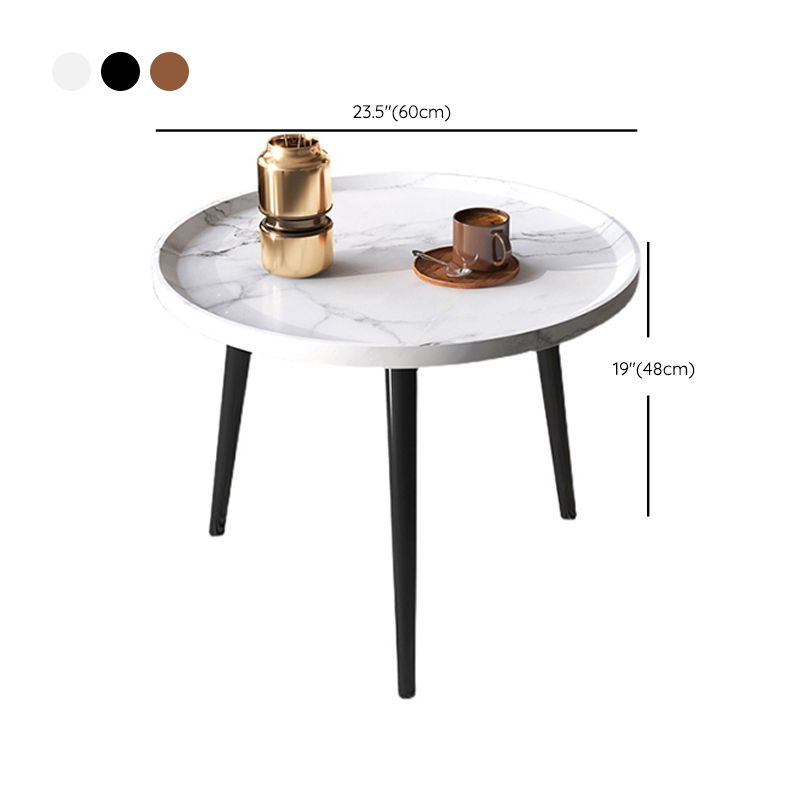 Modern Style Tray Top Coffee Table 3/4 Legs Simple Cocktail Table