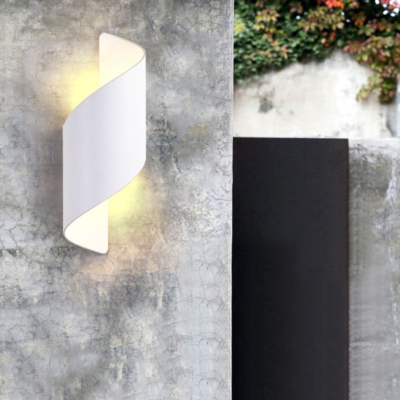 2-Light Wrapped Wall Sconce Lights Contemporary Style Metal Wall Mounted Lights