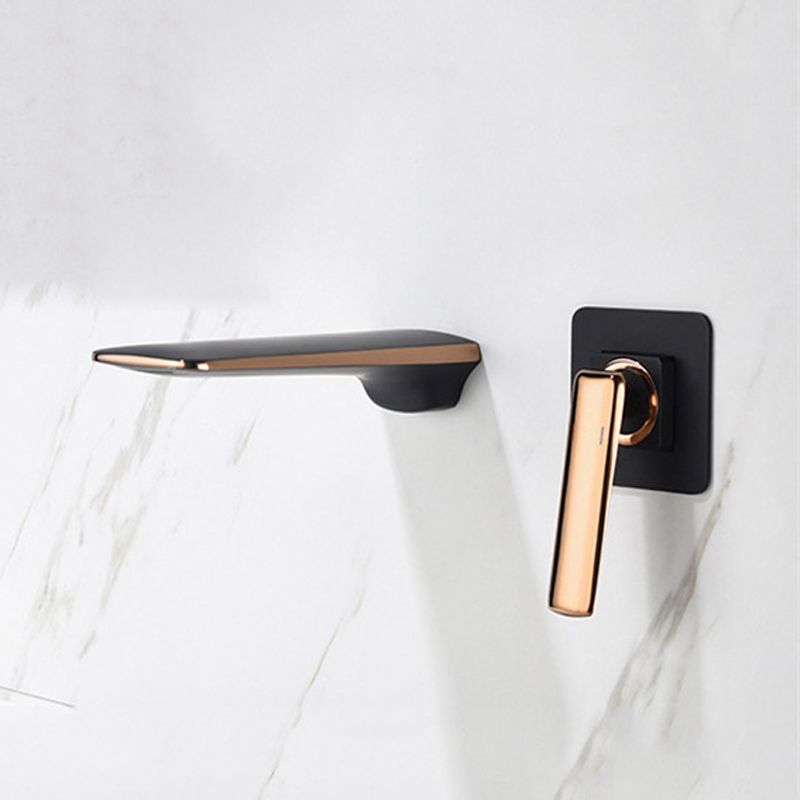 Wall Mounted Bathroom Faucets Glam Style Lever Handles Faucets
