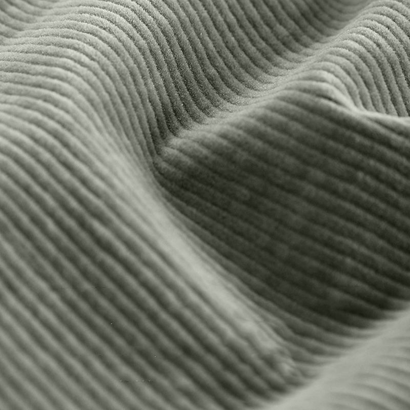 Glam Corduroy Pillow Back Sleeper Sofa Storage Sofa Bed in Green