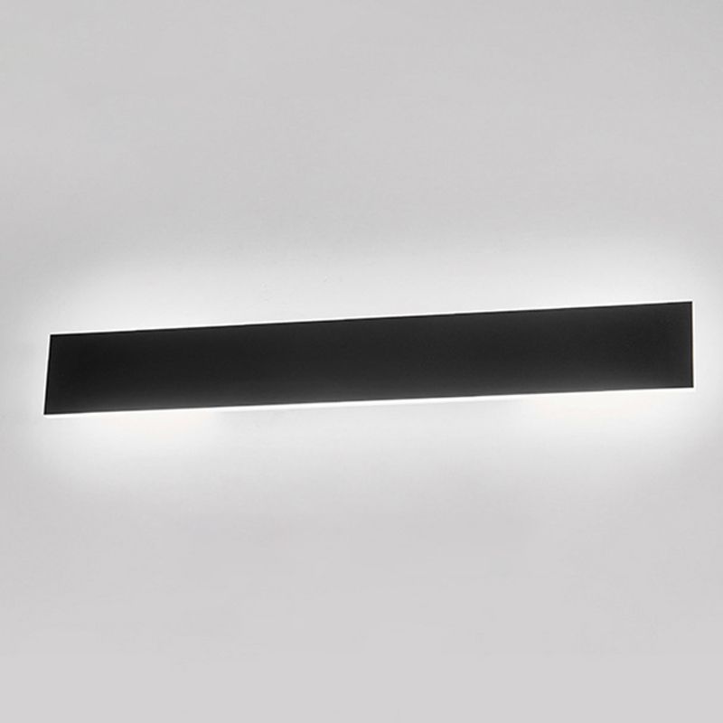 Contemporary Linear Sconce Light Fixtures Metal 1 Light Wall Mounted Light