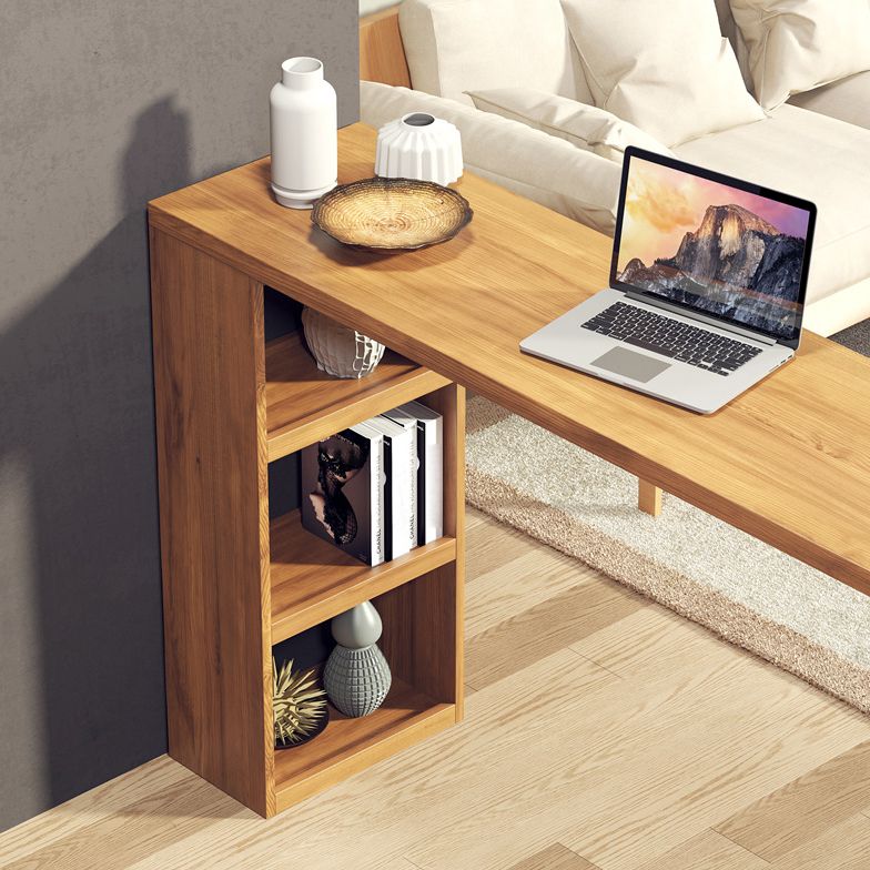 Solid Wood Bar Stool Table Industrial Style Bar Dining Table with Storage