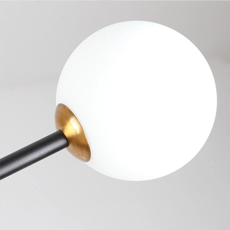 Metal and Glass Chandelier Lighting Fixture Modern Chandelier Pendant Light for Sitting Room