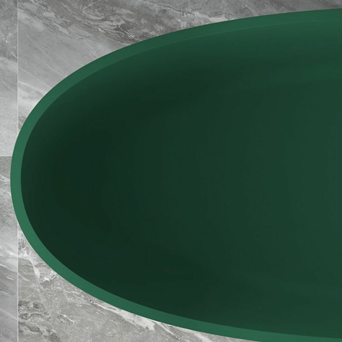 Modern Style Freestanding Soaking Bathtub Stone Free Form Bathtub