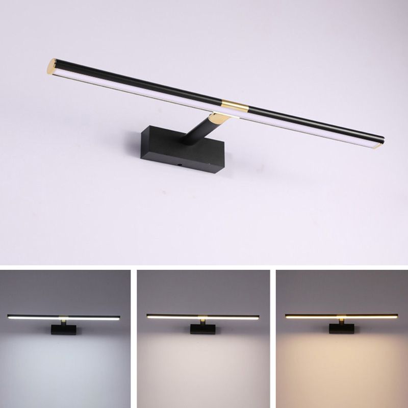 Lampada montata a parete nera Lampada montata Nordic LED LED LED ALIMINE DI SCONCE