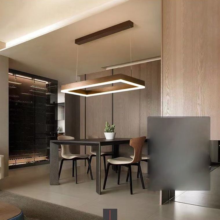 Luz de colgante de techo de múltiples capas modernas lámparas de colgantes de metal