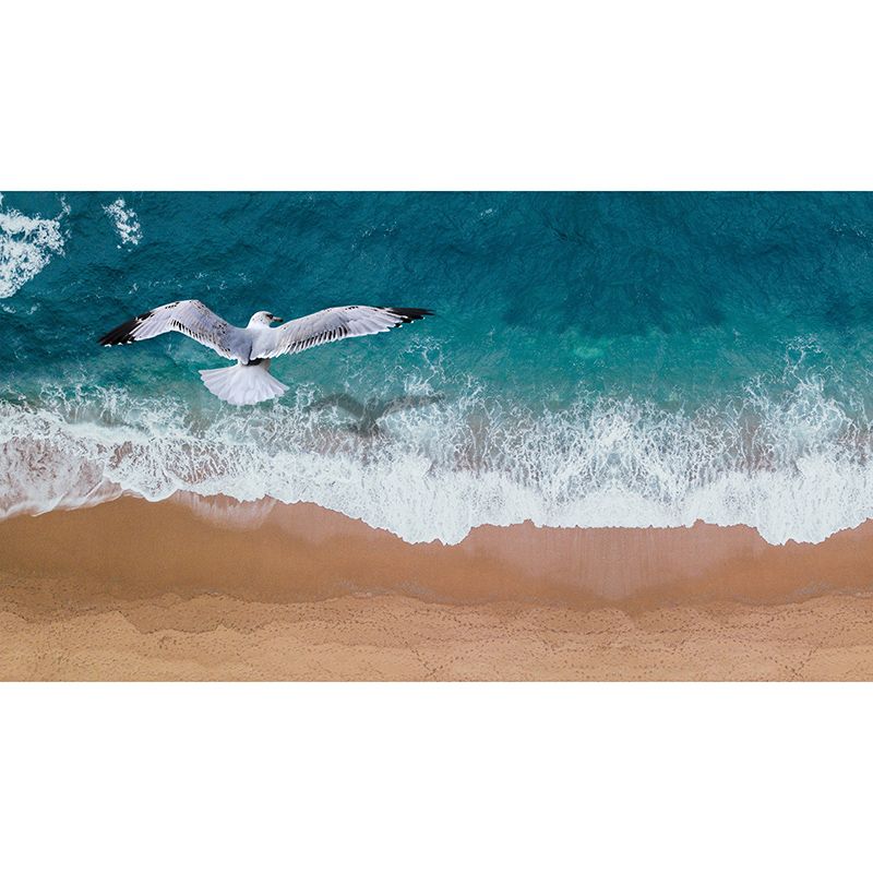 Modern Illustration Mural Wallpaper Sea Wave Indoor Wall Mural