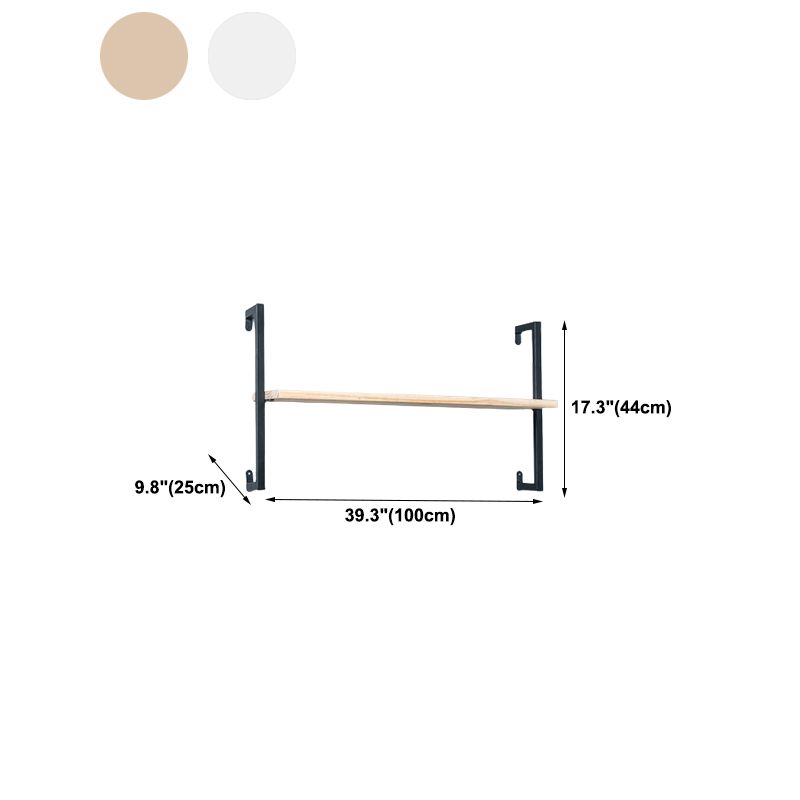 Light Luxury Wall Mounted Book Shelf Floating Metal Bookcase