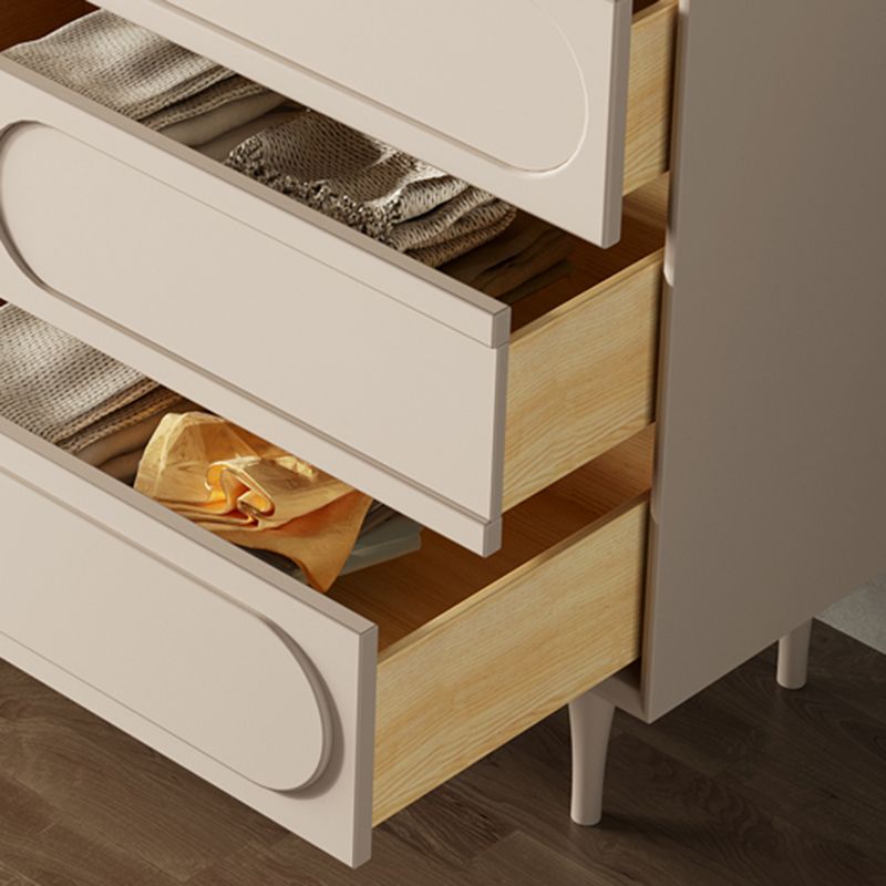 Modernism Horizontal Double Dresser Dresser with Drawers Storage for Bedroom