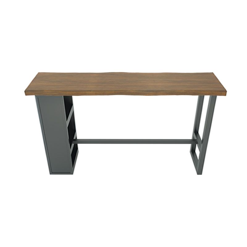 Rectangular Bar Table Set 1/3/5 Pieces Solid Wood Pub Dining Set