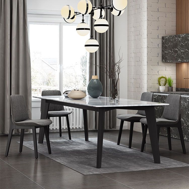 Contemporary 1/2/4/5/6 Pieces Dining Set Marble Dining Room Set for Home Use