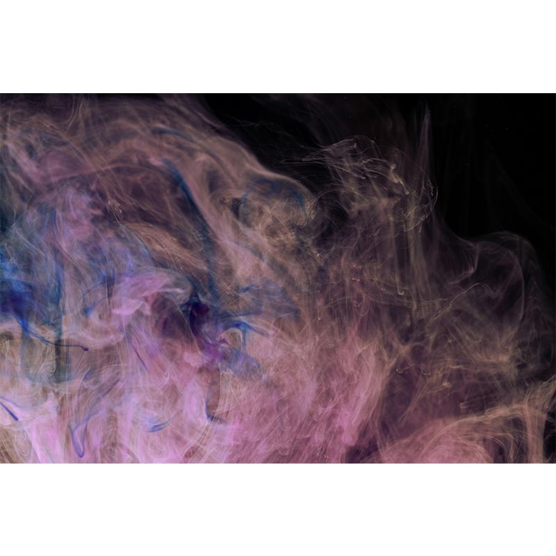 Smoke Fusion Scene Mural Moisture Resistant Decorative Bathroom Wall Decor