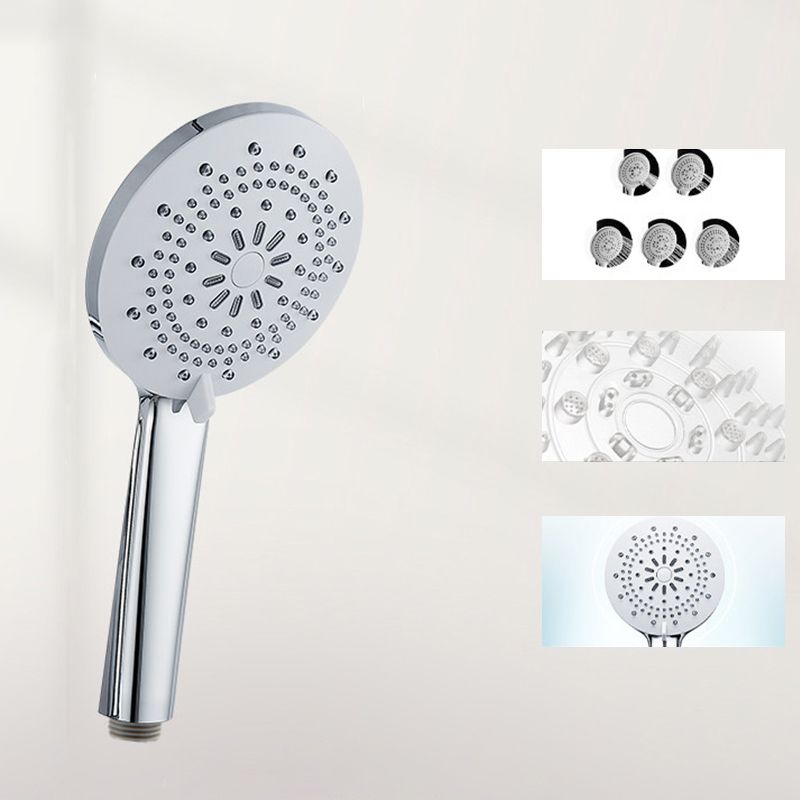 Modern Style Round Handheld Shower Bathroom Metal Wall Mounted Hand Shower