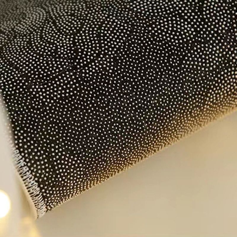 Dark Beige Modern Rug Polyester Geometric Rug Washable Rug for Drawing Room