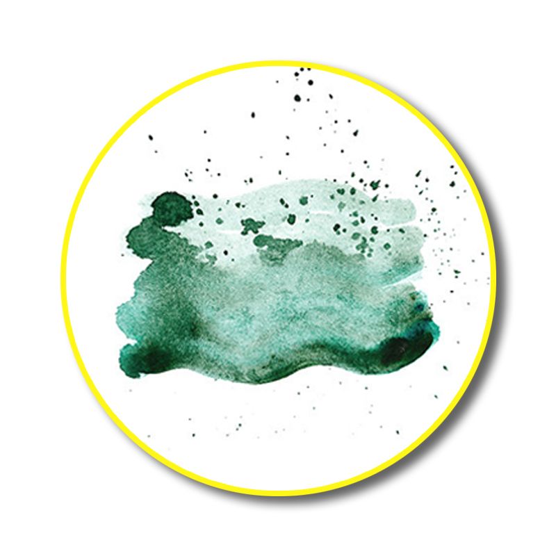 Impression sur toile à motif aquarelle, décoration murale abstraite moderne en vert, plusieurs tailles