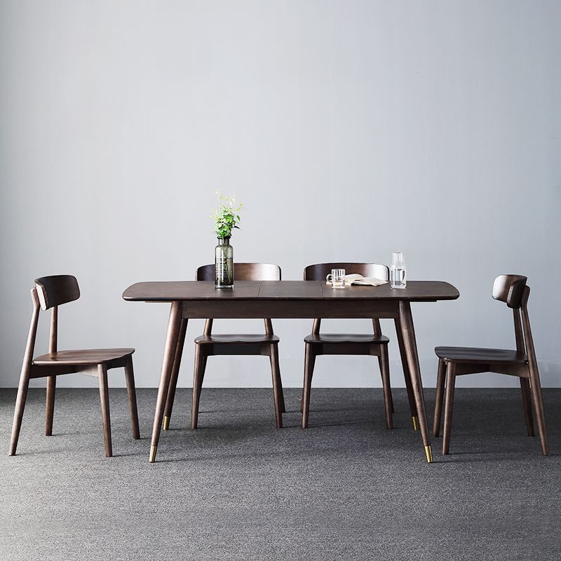 Traditional Luxury Rectangle 4-foot Home Furniture Solid Wood Dining Room Collection