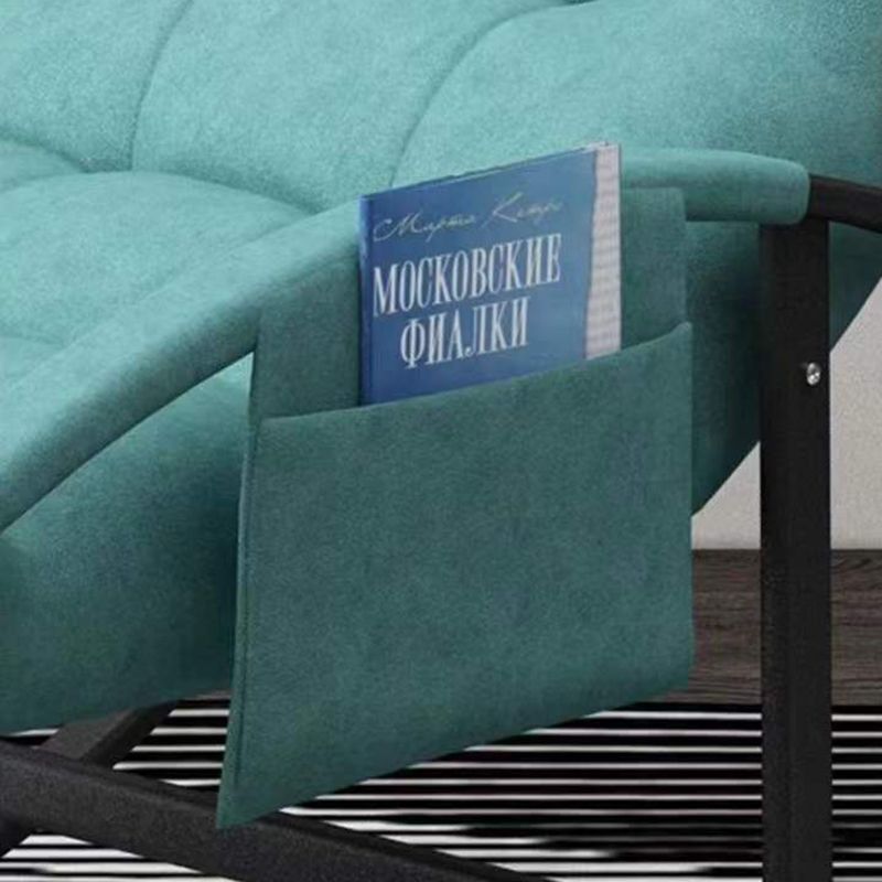 Indoor Single Sofa Rocking Chair Glam Style Rocking Chair with Cushion