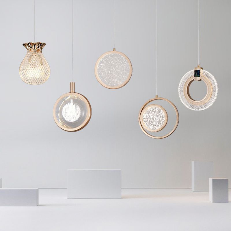 Moderne minimalistische stijl hangende hanglampen metaal 1 lichte hanglampen voor woonkamer