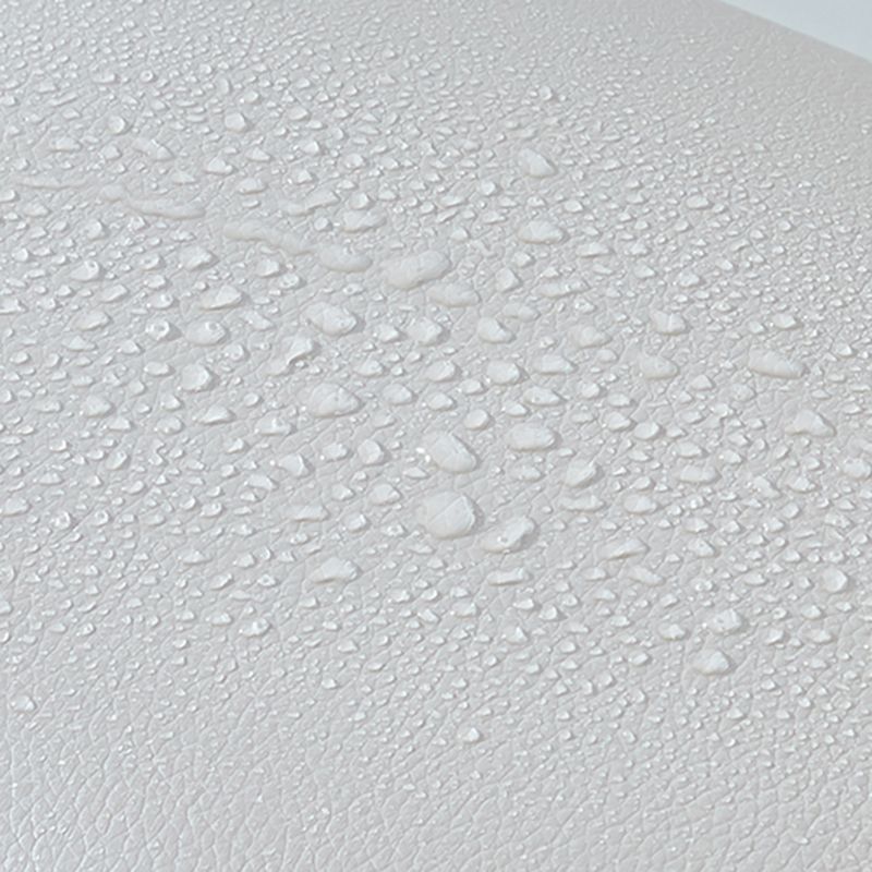 Vintage PU Leather Ottoman Plain Rectangle Stain Resistant Pouf Chair